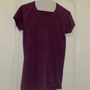 lululemon dark magenta shirt